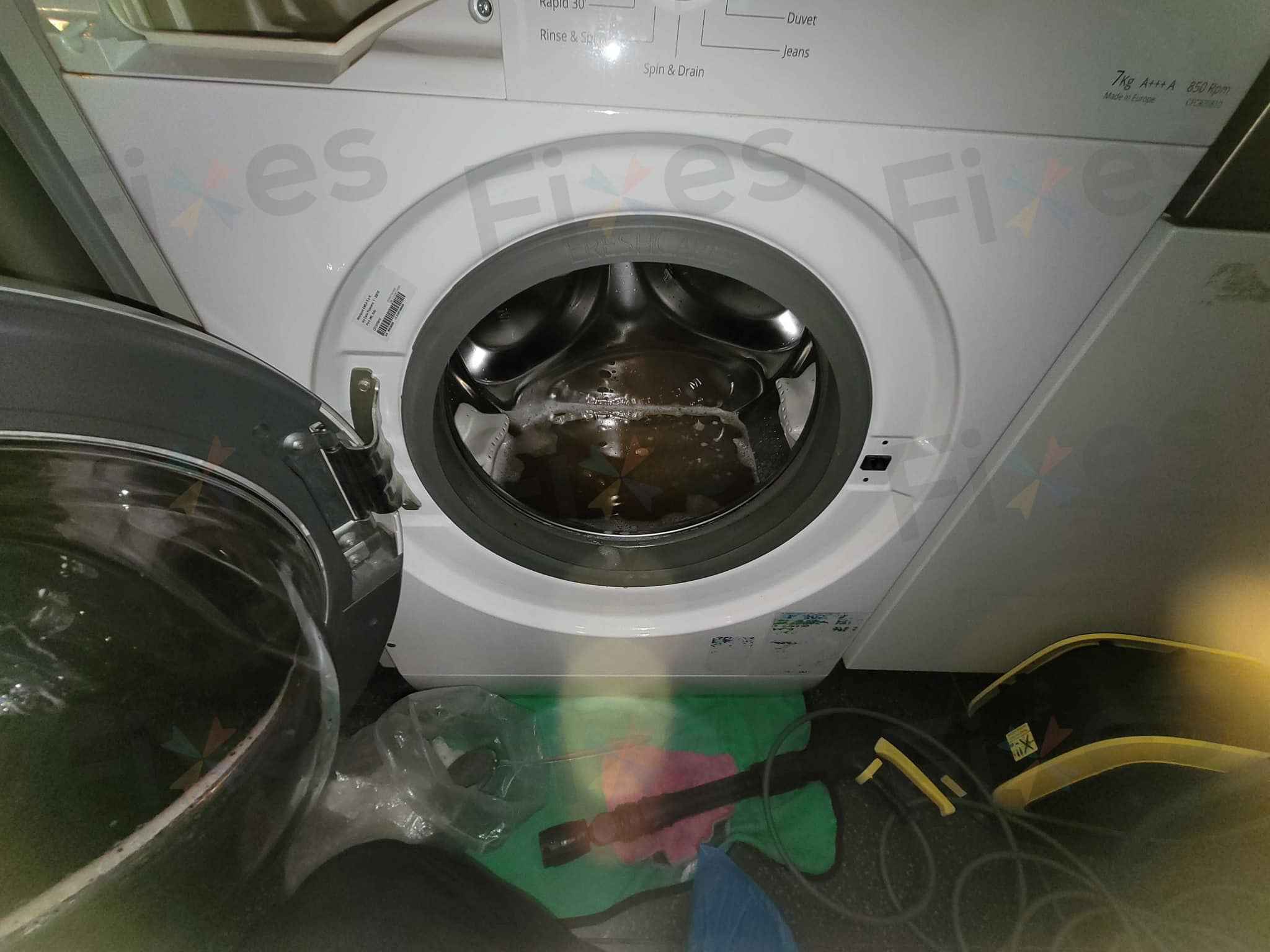 清洗洗衣機及門膠邊除霉🧹Siemens西門子二合一洗衣機 WK14D321HK/07