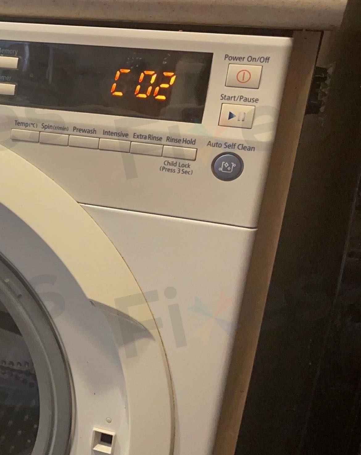 出現故障代碼C02☢️Hitachi日立牌洗衣機 BDW80AV