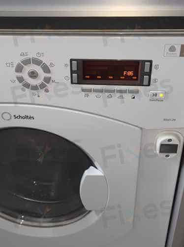 出現故障代碼F05🌀Scholtes前置式洗衣機SDLE129