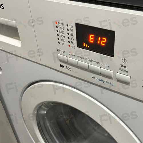 出現故障代碼E12⚠️Siemens西門子二合一前置式洗衣機 WK14D321HK/07