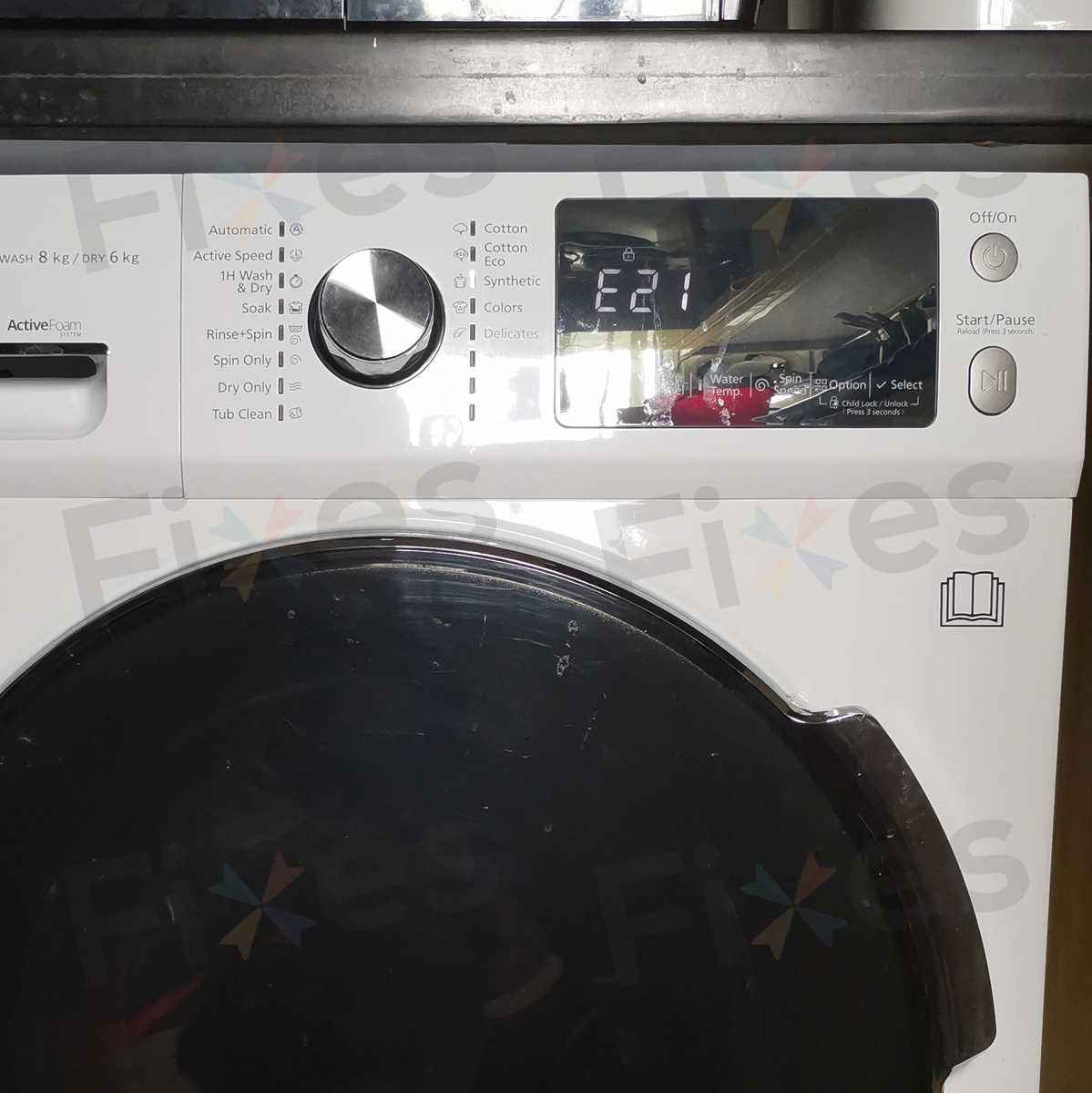 出現故障代碼E21🧸Panasonic樂聲牌洗衣機 NAS086F1