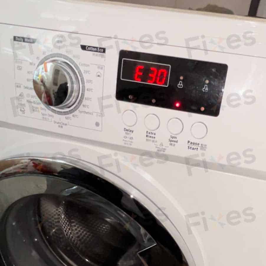 出現故障代碼E30🔒Zanussi金章牌前置式洗衣機ZWM1006A