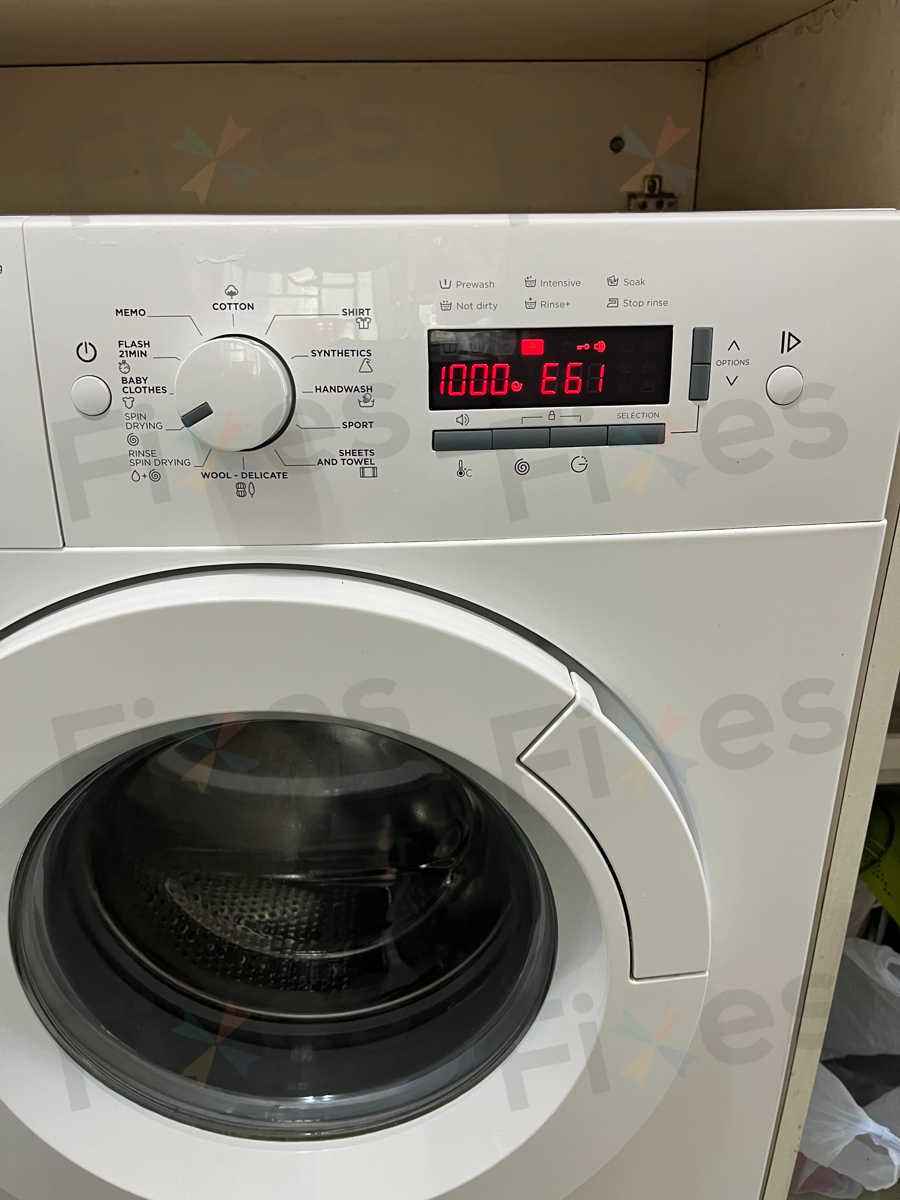 出現故障代碼E61🚫Brandt白朗牌前置式洗衣機 BWF5712A